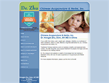 Tablet Screenshot of drzhuacupuncture.com